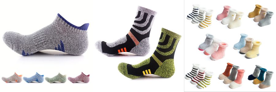 terry socks cheap wholesale